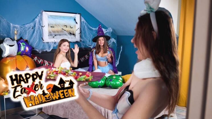 [ClubSweethearts] – European Babes Go Wild on Halloween